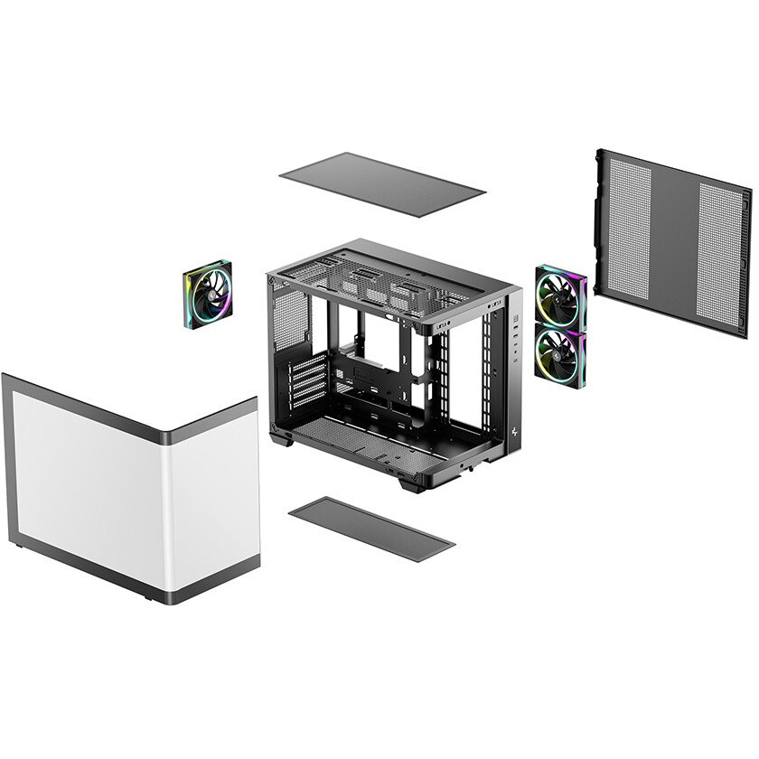 Корпус DeepCool CG330U 3F Black — изображение 3