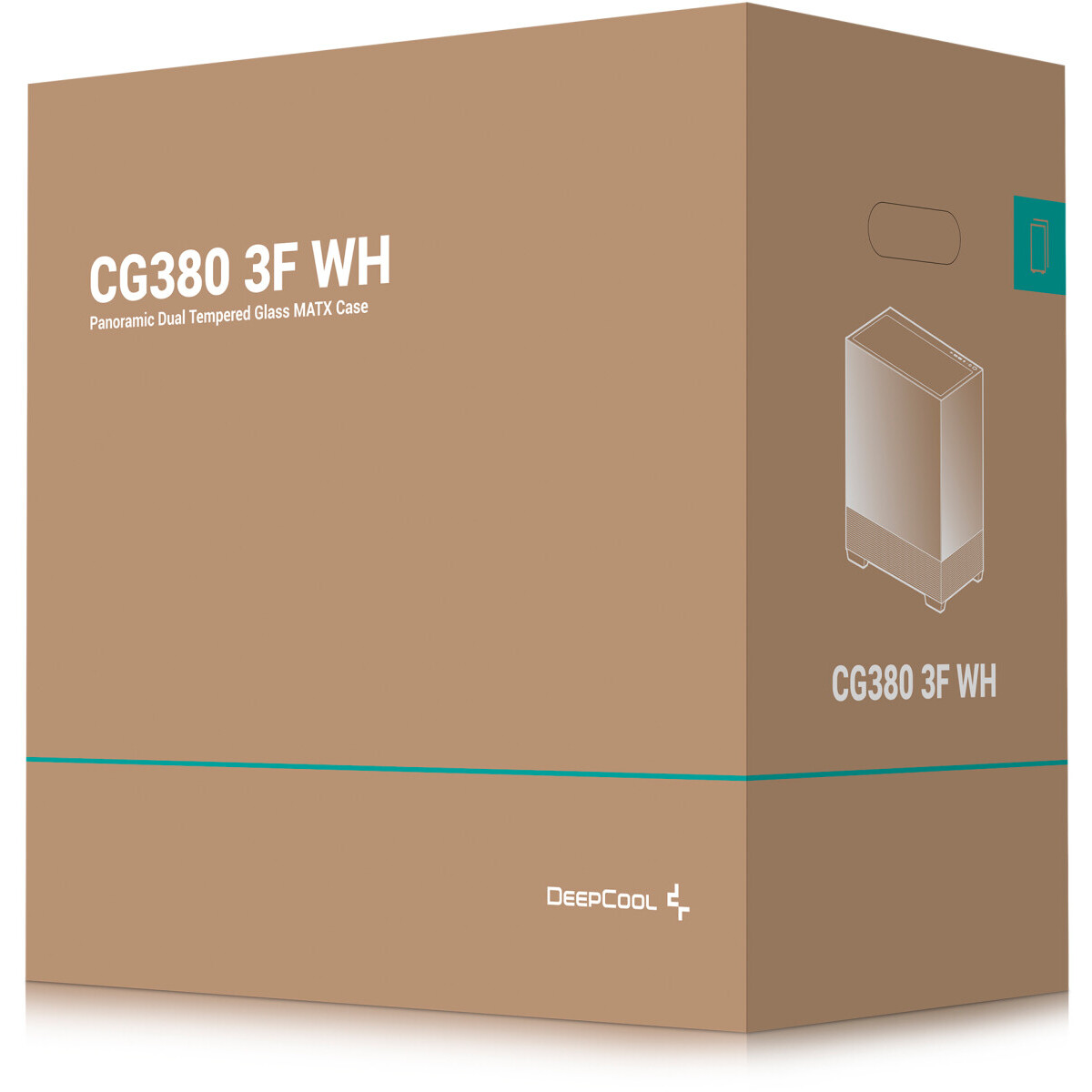 Корпус DeepCool CG380 3F White — изображение 2
