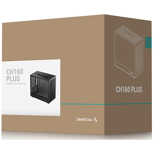 Корпус DeepCool CH160 Plus Black — изображение 3