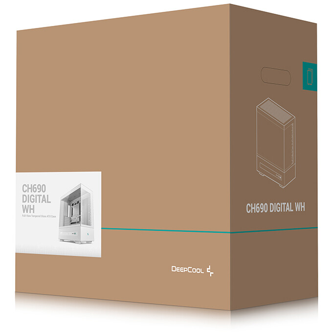 Корпус DeepCool CH690 Digital White — изображение 3