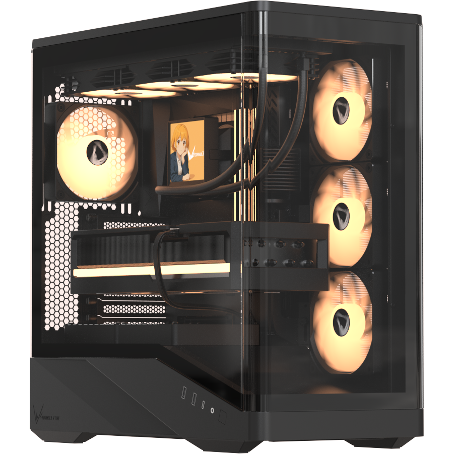 Корпус Formula Crystal U9 PA Black