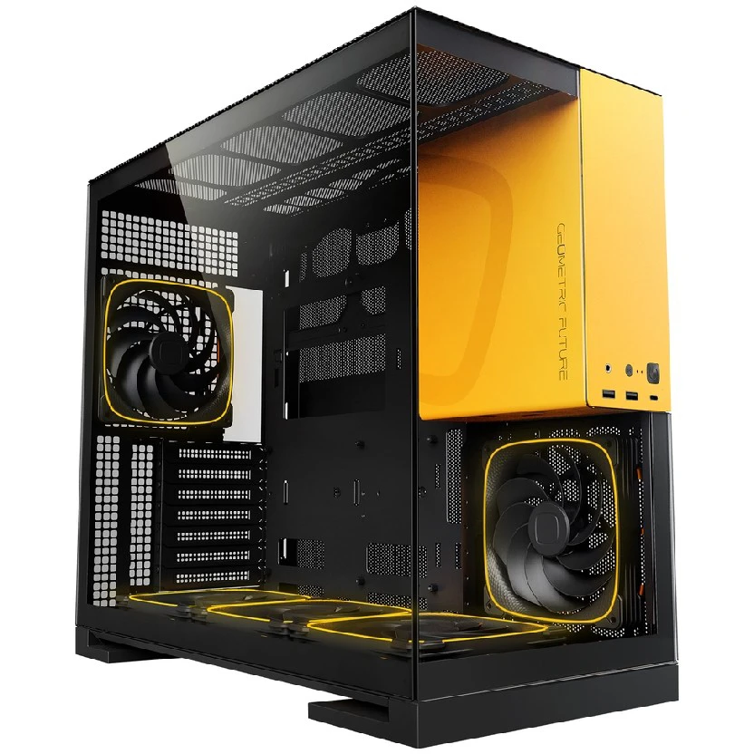 Корпус Geometric Future Model 5 ARGB Black/Yellow