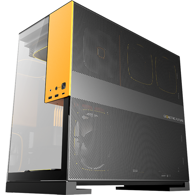 Корпус Geometric Future Model 5 ARGB Black/Yellow — изображение 5