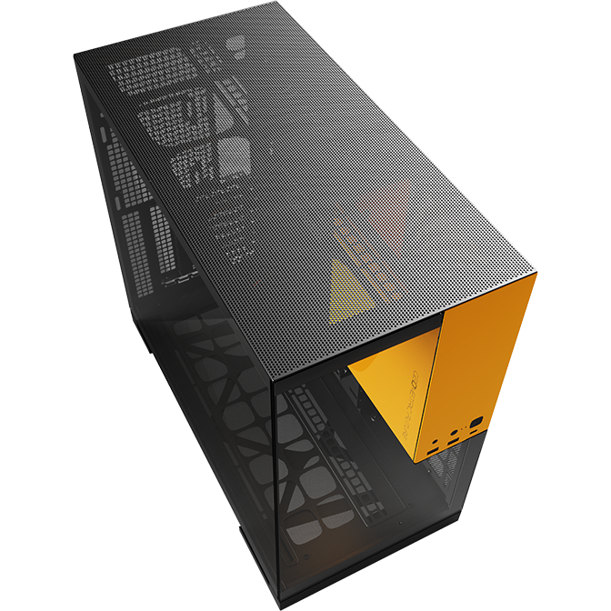 Корпус Geometric Future Model 5 ARGB Black/Yellow — изображение 7
