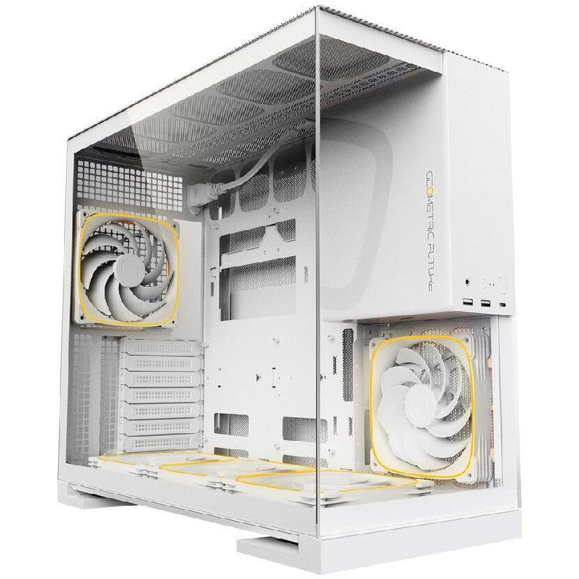 Корпус Geometric Future Model 5 ARGB White