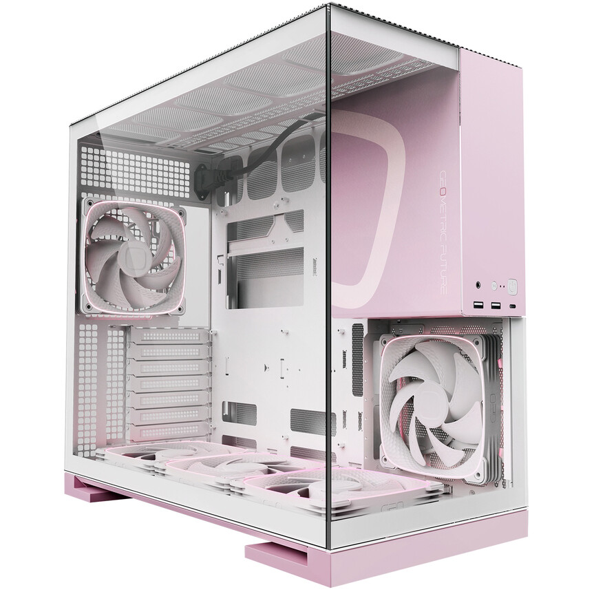 Корпус Geometric Future Model 5 ARGB White/Pink
