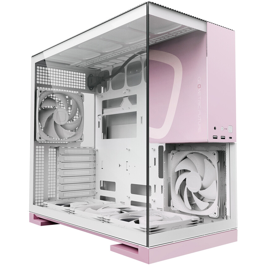 Корпус Geometric Future Model 5 ARGB White/Pink — изображение 2