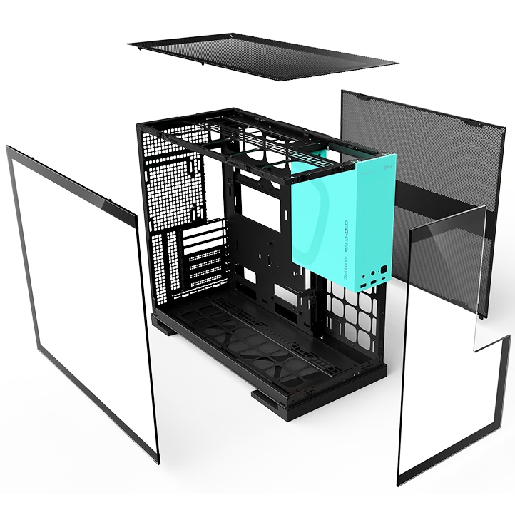 Корпус Geometric Future Model 5 Black/Blue — изображение 5