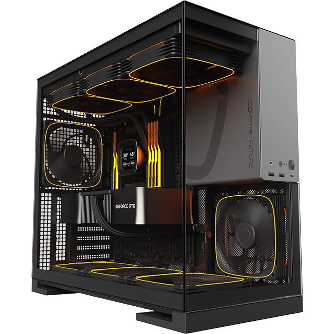 Корпус Geometric Future Model 5 Black/Grey — изображение 7