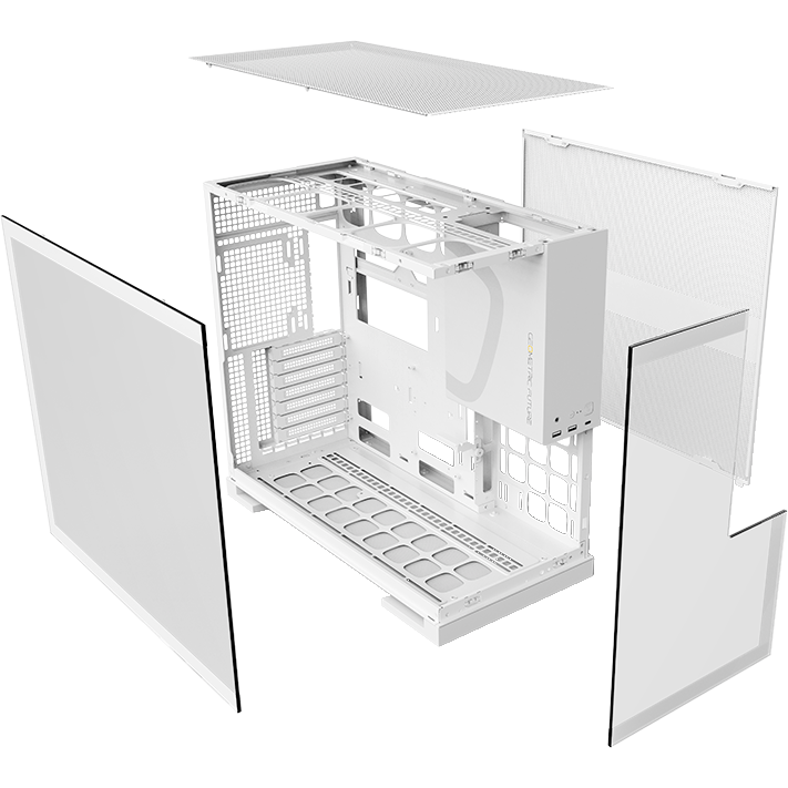 Корпус Geometric Future Model 5 White — изображение 3