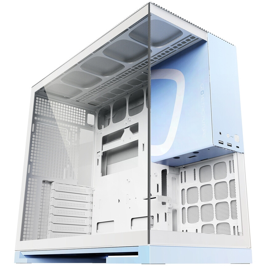 Корпус Geometric Future Model 5 White/Blue — изображение 2