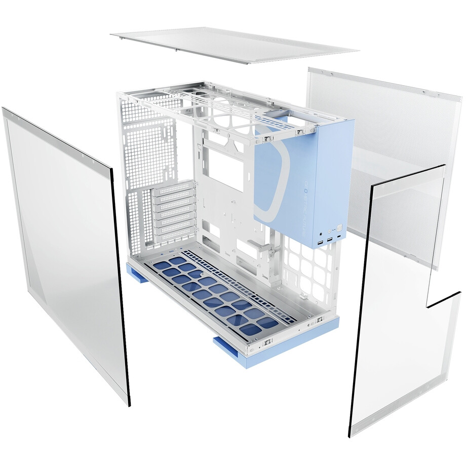 Корпус Geometric Future Model 5 White/Blue — изображение 6