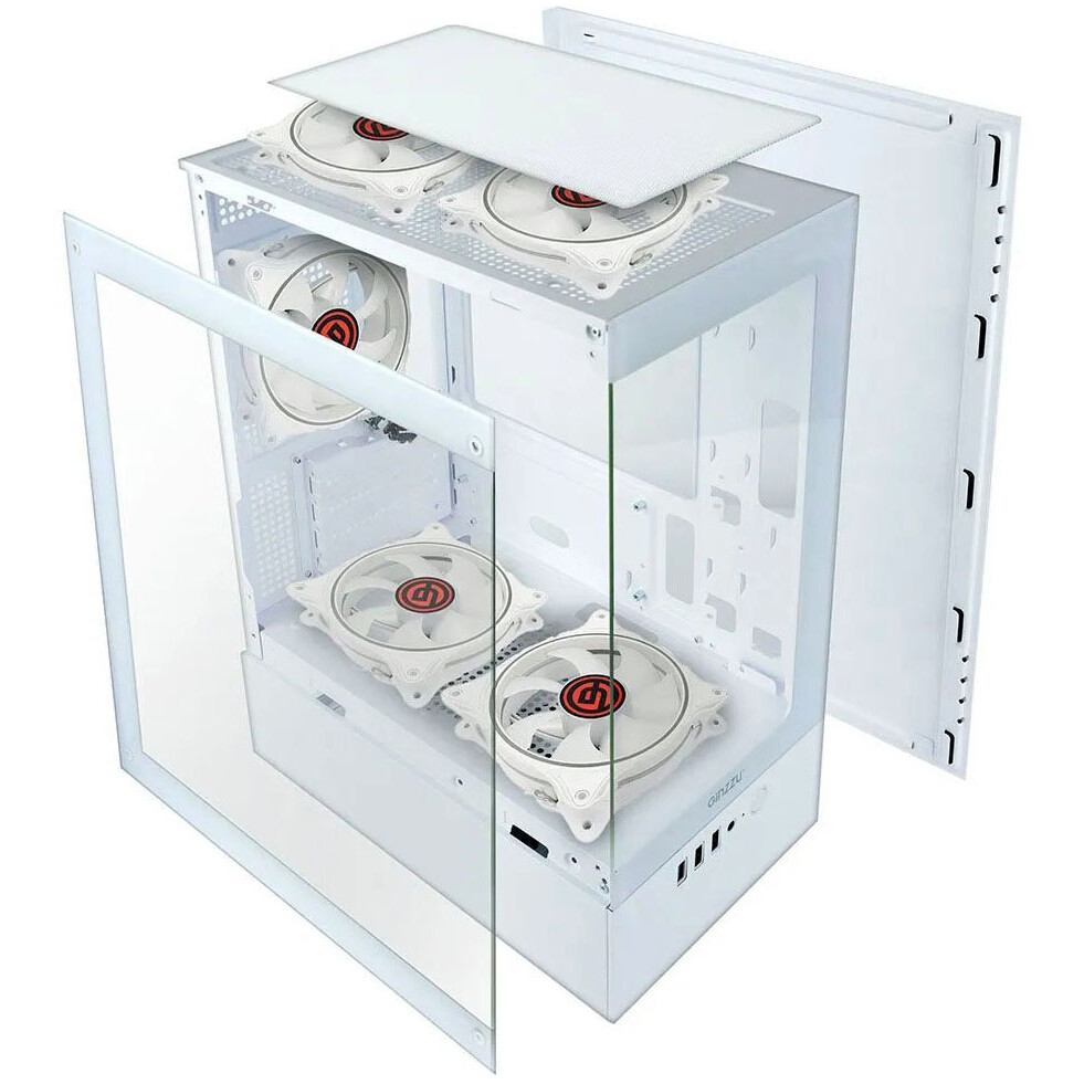 Корпус Ginzzu CL485 White — изображение 7
