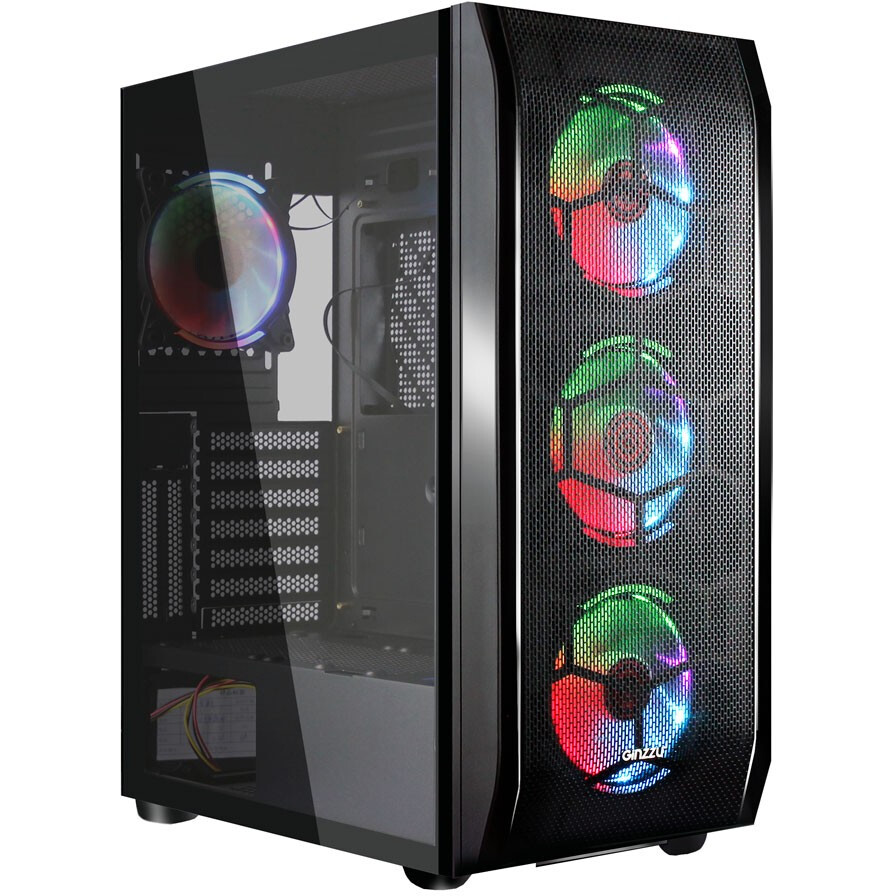 Корпус Ginzzu GL300 Black