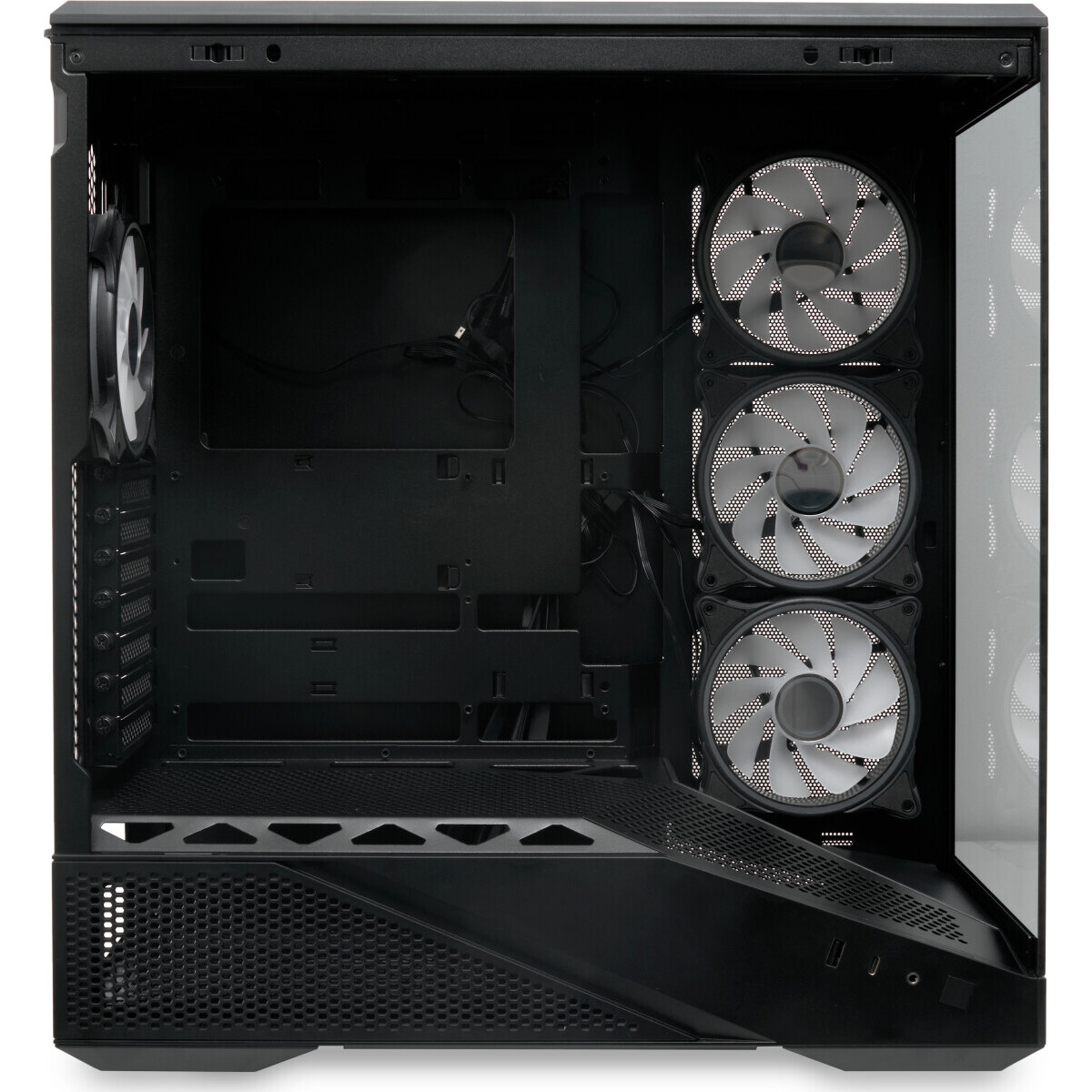 Корпус HSPD F711-TGBK-ARGB Black — изображение 5