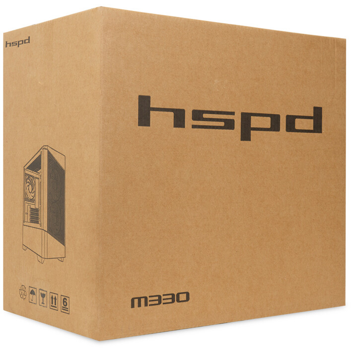 Корпус HSPD M330-TGBK-ARGB Black — изображение 2