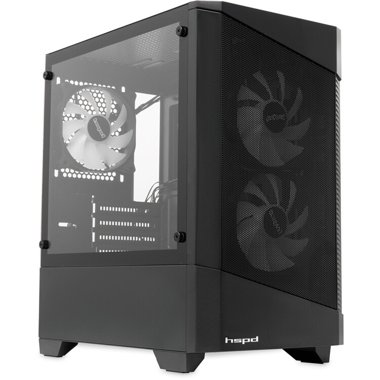 Корпус HSPD M330-TGBK-ARGB Black — изображение 4