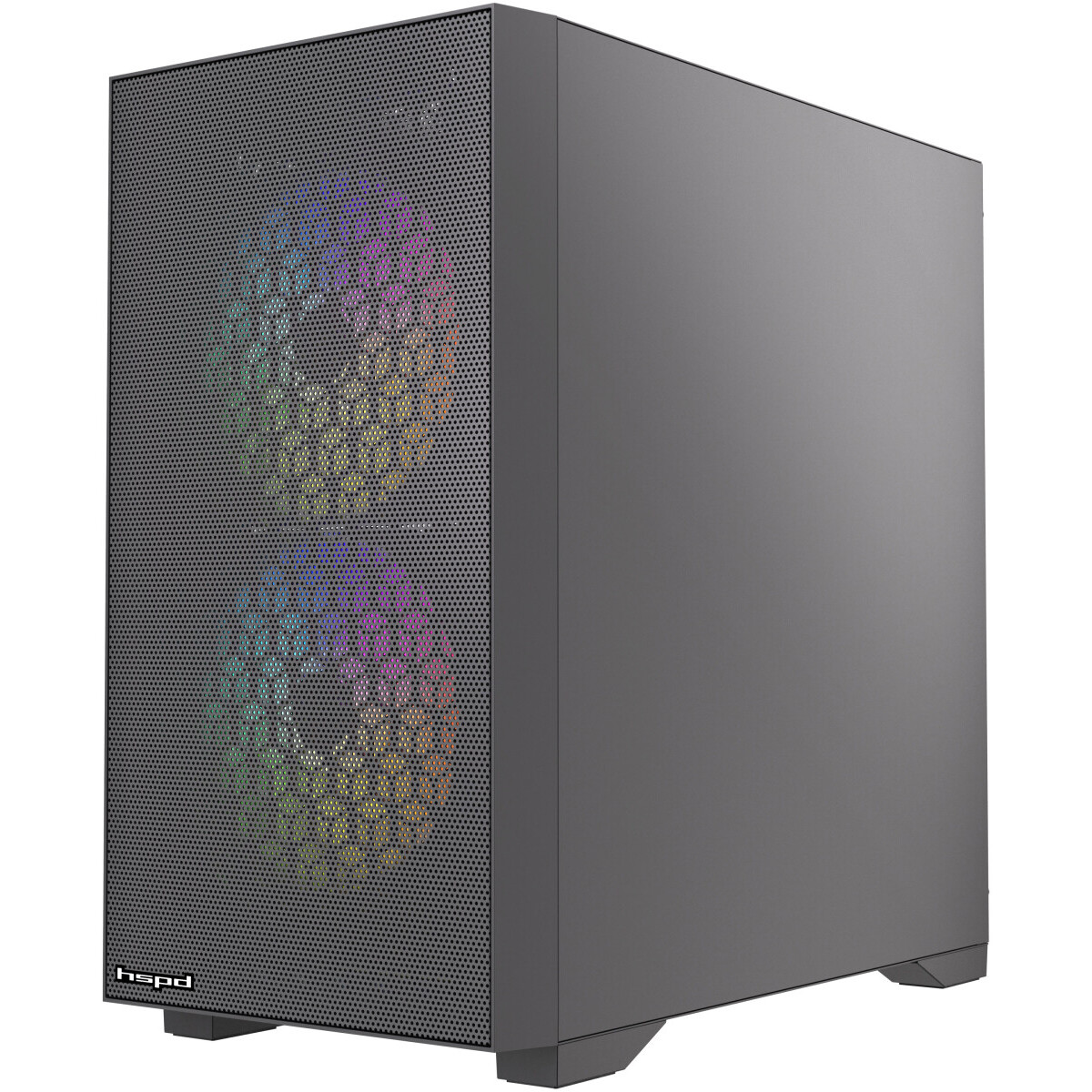 Корпус HSPD M334-TGBK-ARGB Black — изображение 2