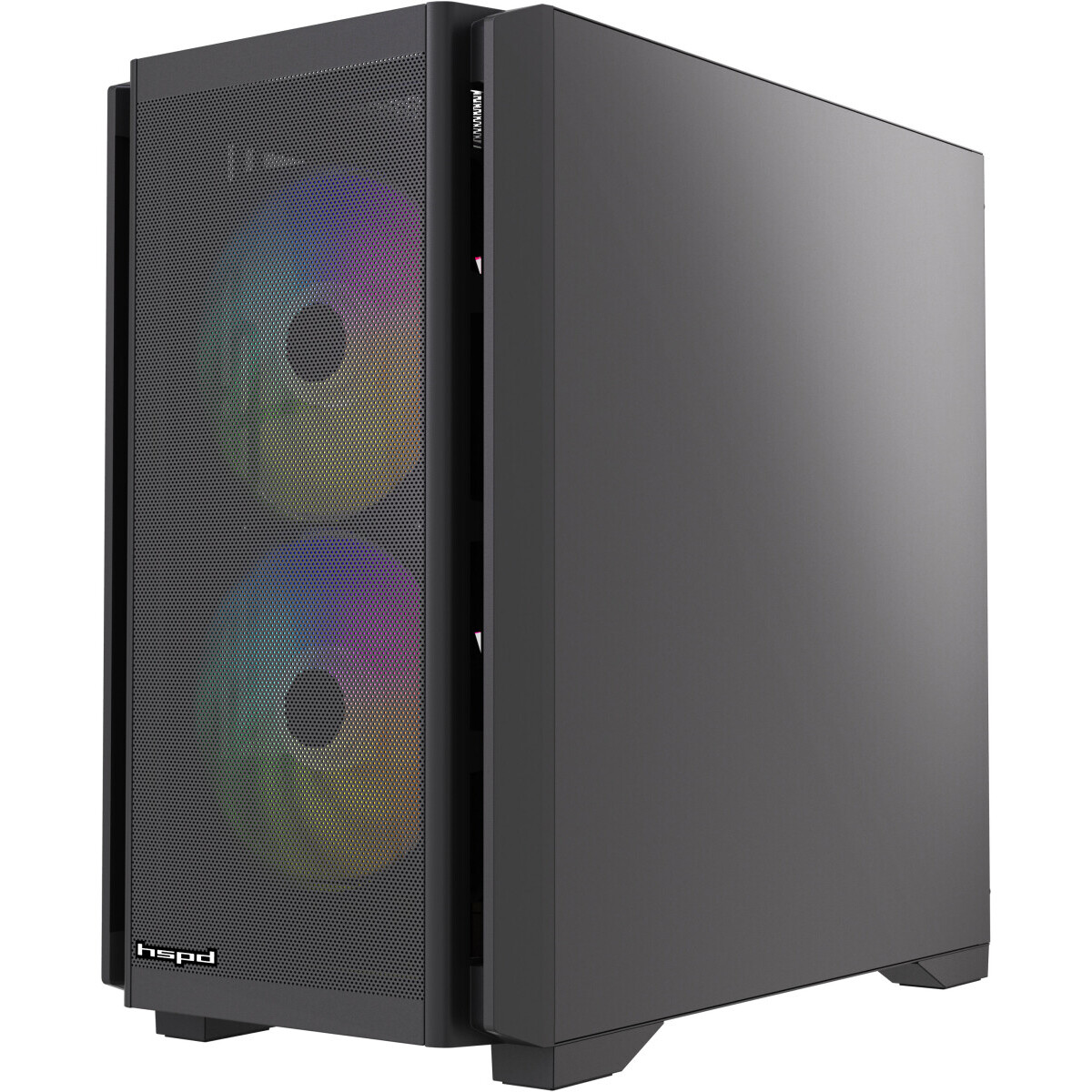 Корпус HSPD M336-TGBK-ARGB Black — изображение 2