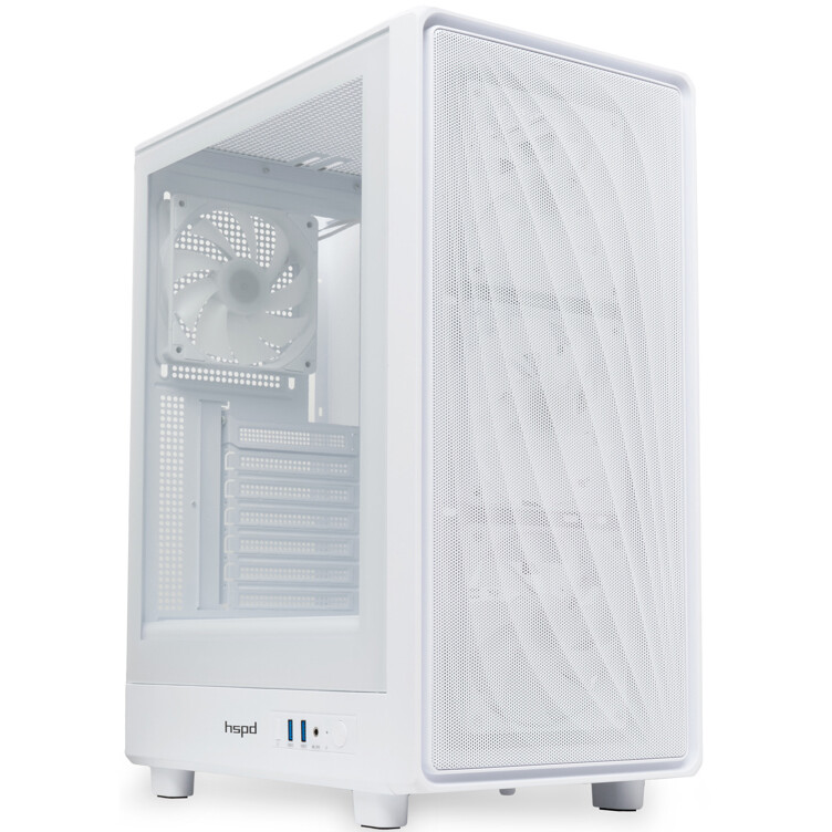 Корпус HSPD M510-TGWH-ARGB White — изображение 5
