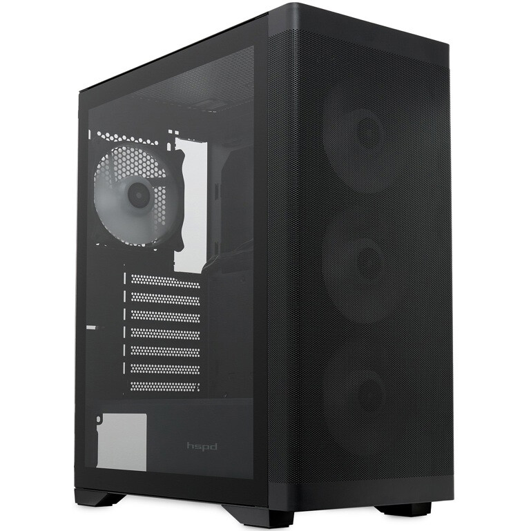 Корпус HSPD M520-TGBK-ARGB Black — изображение 3