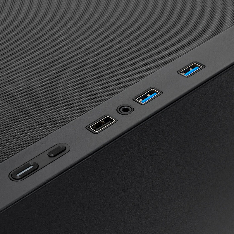 Корпус HSPD M520-TGBK-ARGB Black — изображение 8