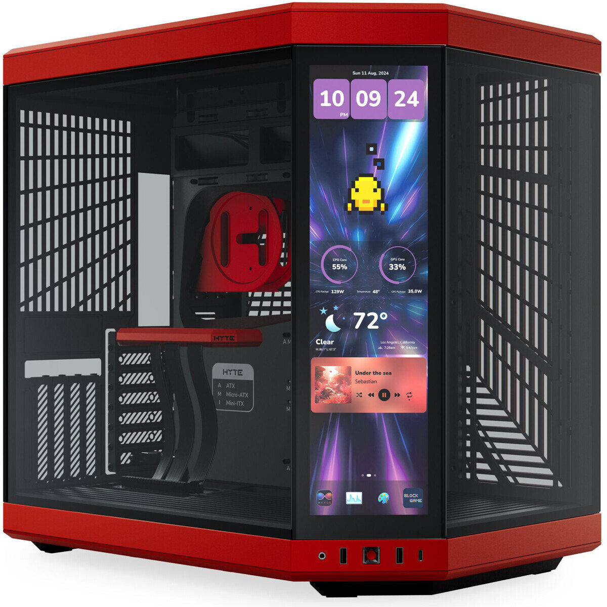 Корпус HYTE Y70 Touch Infinite Black Cherry