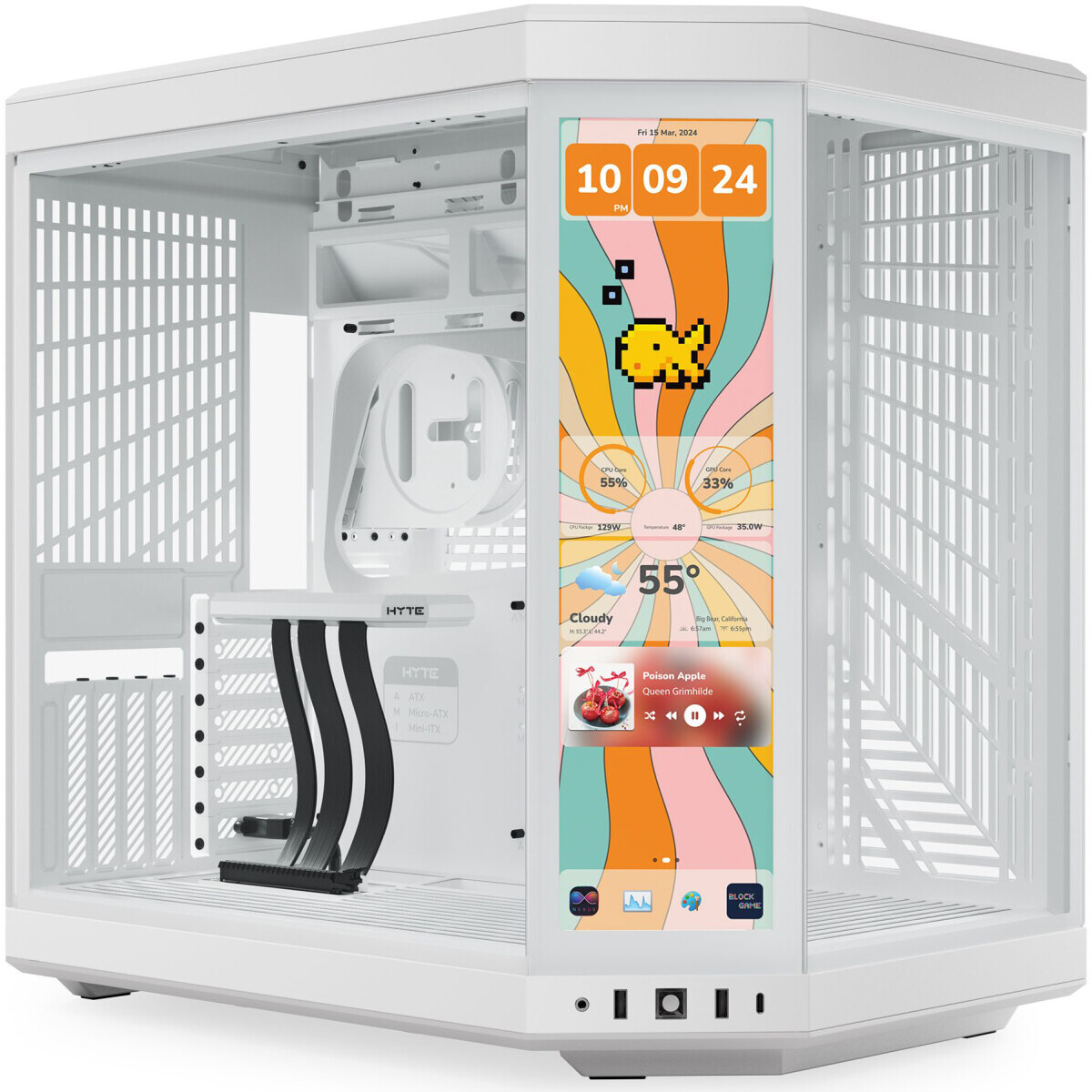 Корпус HYTE Y70 Touch Infinite White Snow
