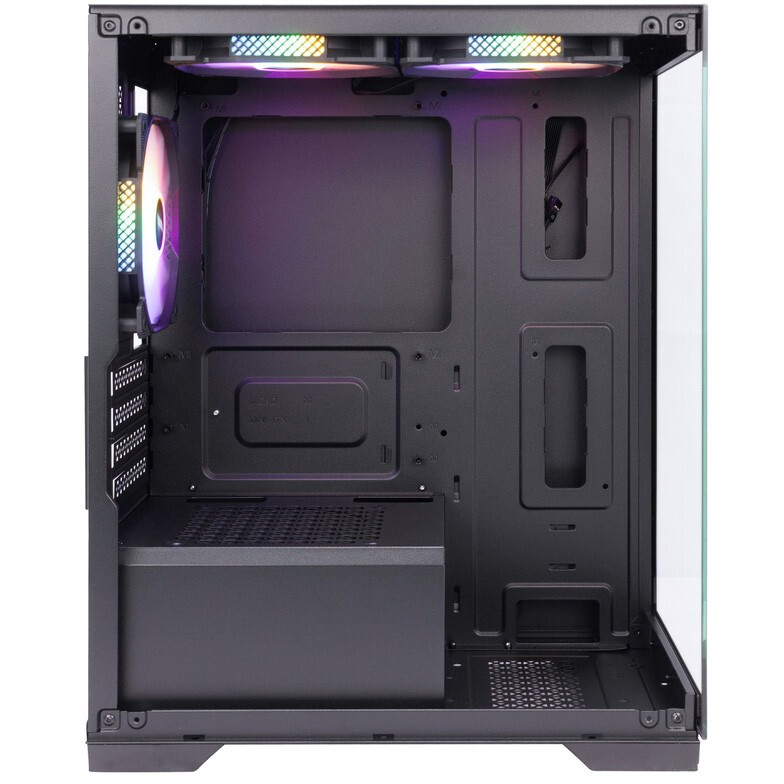 Корпус mATX 1STPLAYER Mi2-BK-3F1 — изображение 4