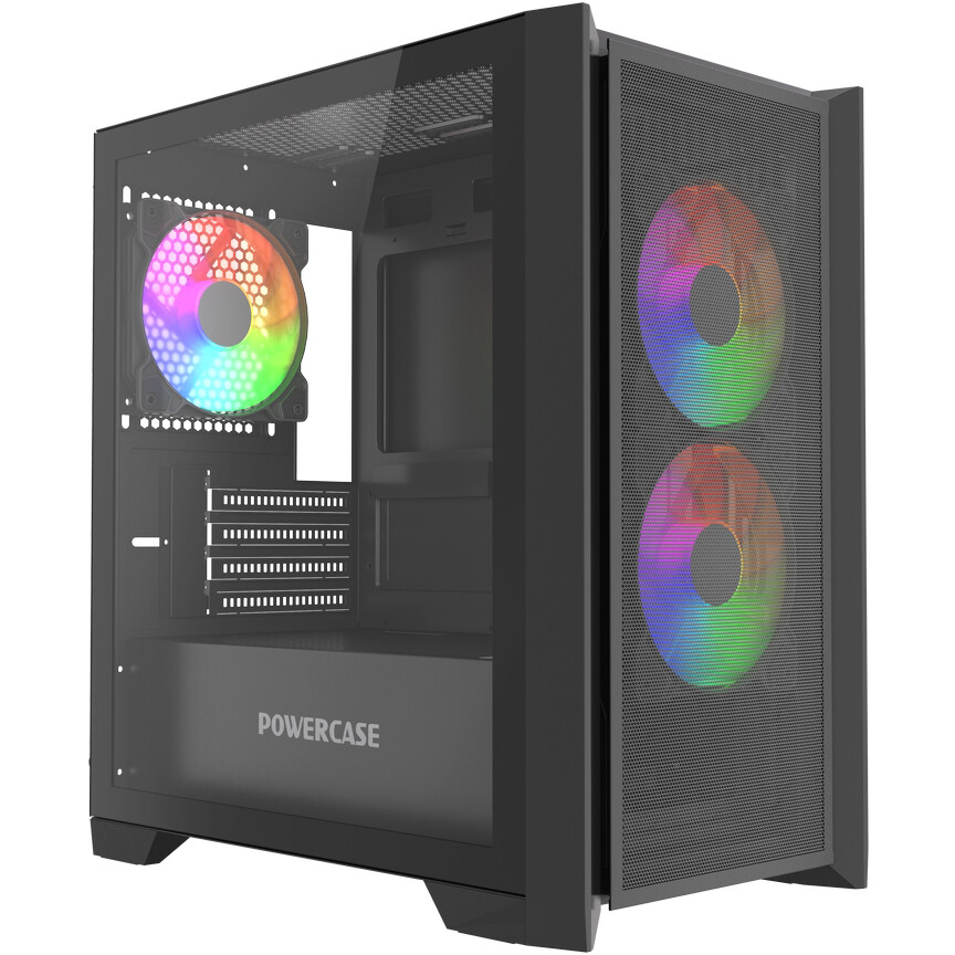 Корпус Powercase Alisio Micro Z3B ARGB V2 Black