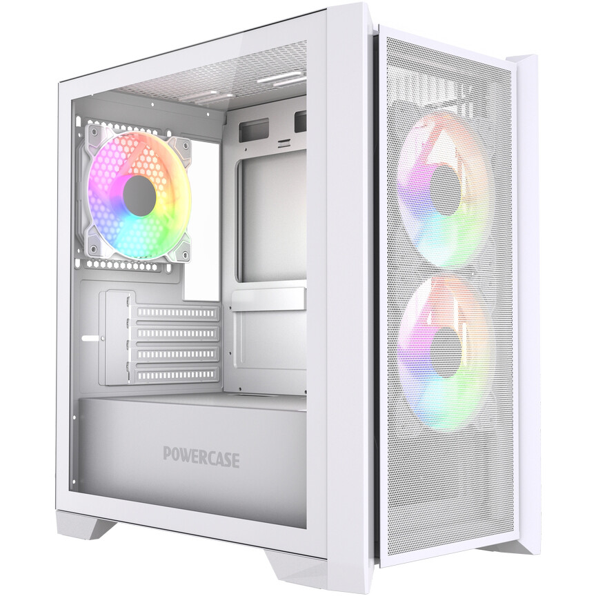 Корпус Powercase Alisio Micro Z3W ARGB V2 White