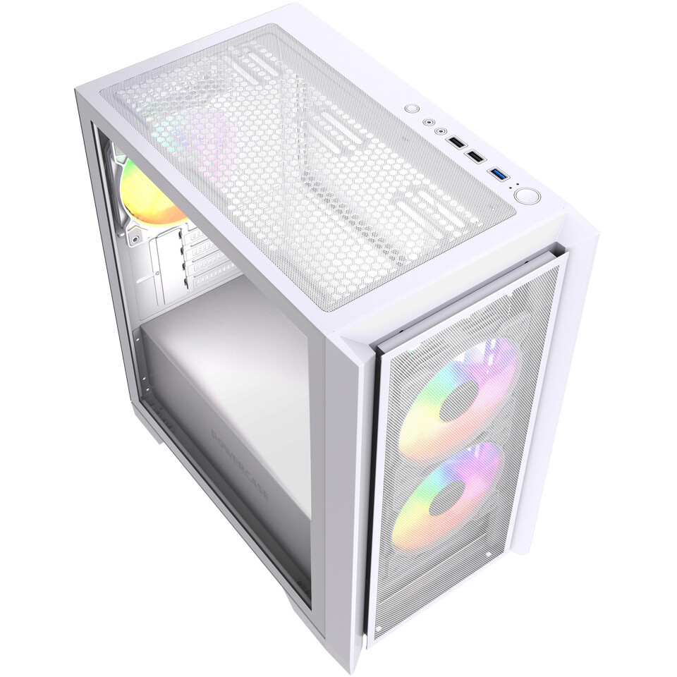 Корпус Powercase Alisio Micro Z3W ARGB V2 White — изображение 4