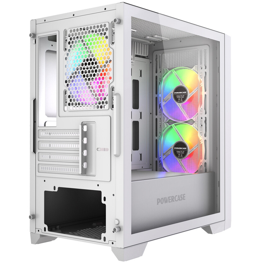 Корпус Powercase Alisio Micro Z3W ARGB V2 White — изображение 5