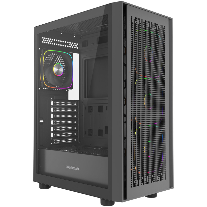 Корпус Powercase ByteFlow Black V2