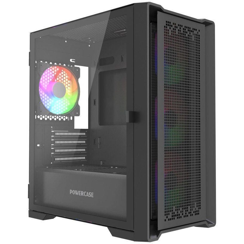 Корпус Powercase ByteFlow Micro Black LE