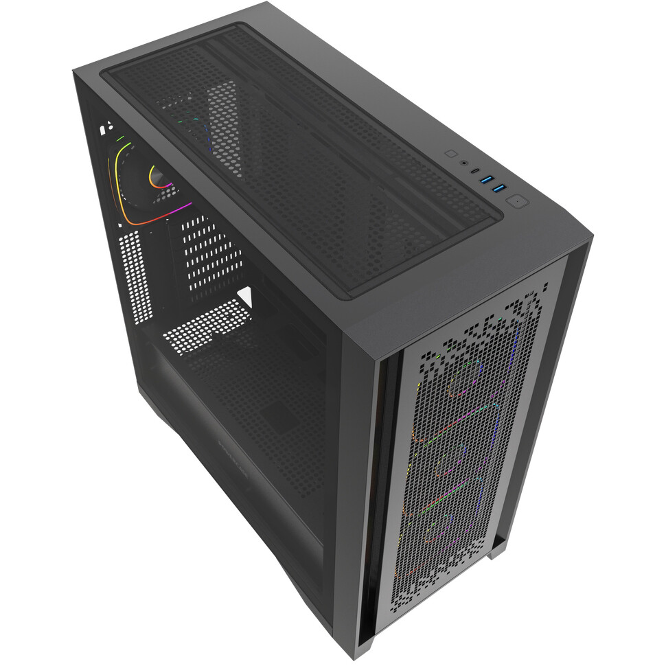 Корпус Powercase ByteFlow Pro ARGB Black — изображение 3