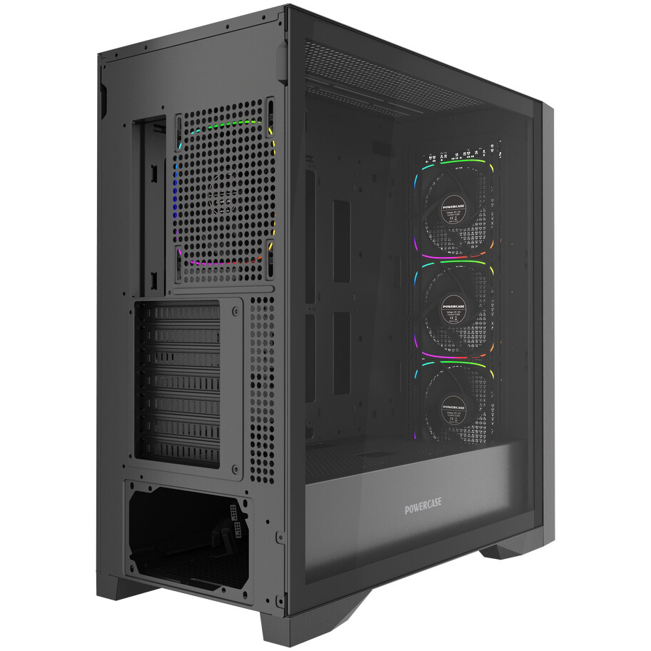 Корпус Powercase ByteFlow Pro ARGB Black — изображение 5
