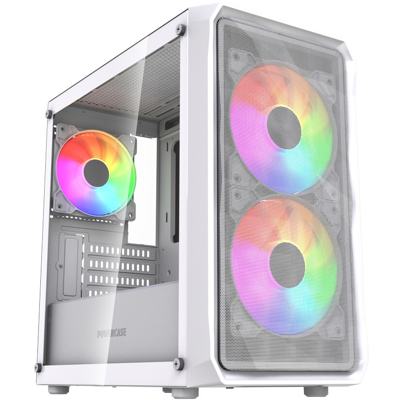 Корпус Powercase Mistral Micro A3W ARGB V2 White