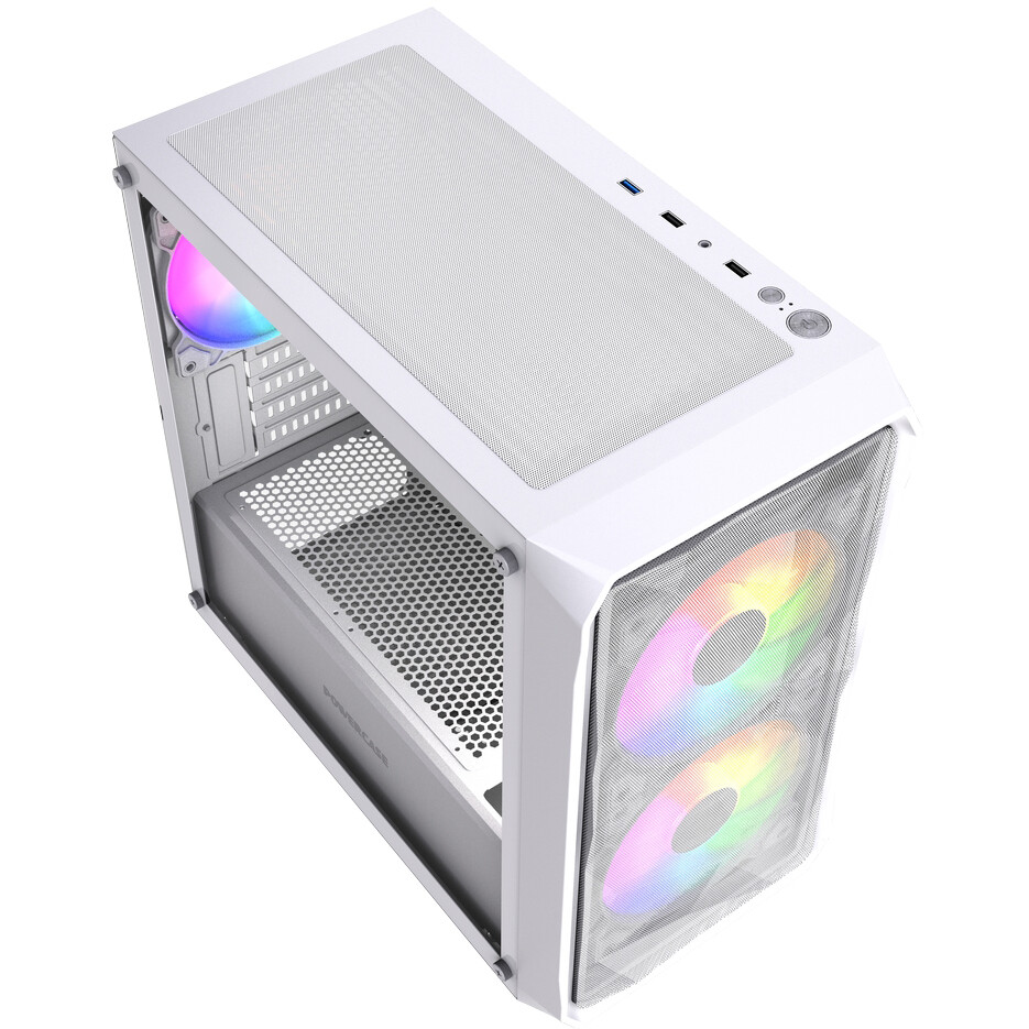 Корпус Powercase Mistral Micro A3W ARGB V2 White — изображение 4