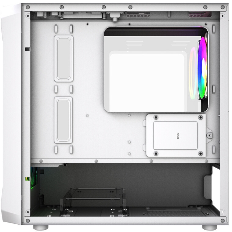 Корпус Powercase Mistral Micro A3W ARGB V2 White — изображение 6