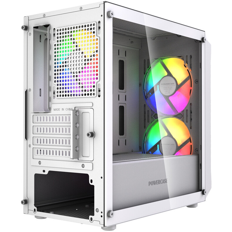 Корпус Powercase Mistral Micro A3W ARGB V2 White — изображение 7