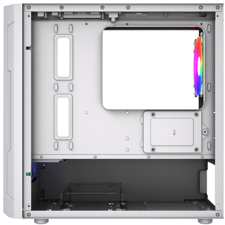 Корпус Powercase Mistral Micro D3W ARGB V2 White — изображение 6