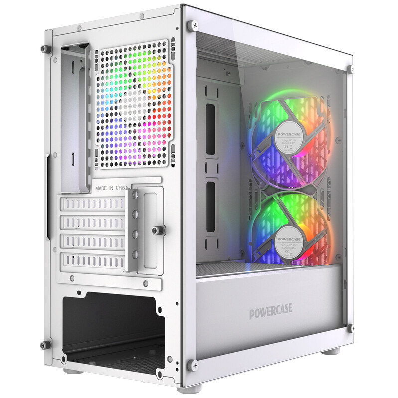 Корпус Powercase Mistral Micro D3W ARGB V2 White — изображение 7