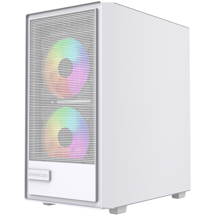 Корпус Powercase Mistral Micro SM02 ARGB White — изображение 3