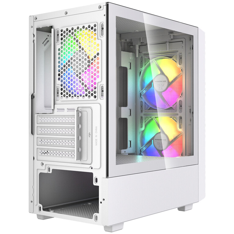 Корпус Powercase Mistral Micro SM02 ARGB White — изображение 5