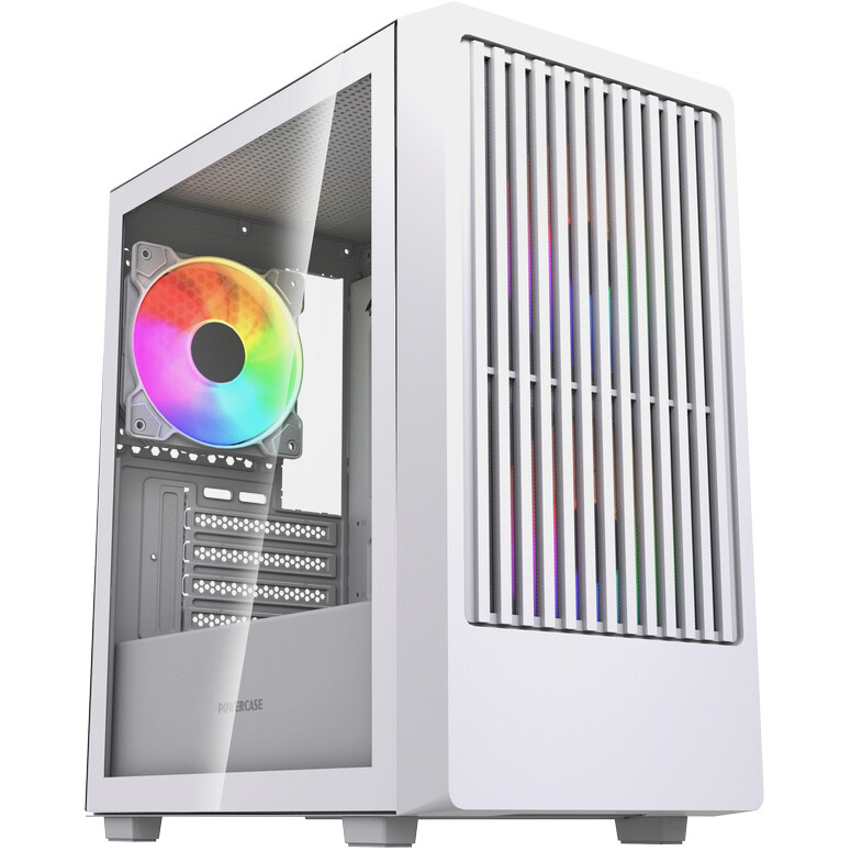 Корпус Powercase Mistral Micro SM07 ARGB White
