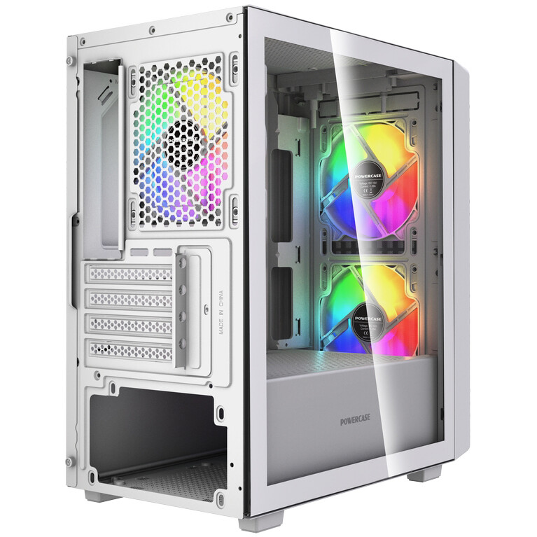 Корпус Powercase Mistral Micro SM07 ARGB White — изображение 5