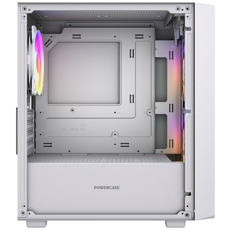 Корпус Powercase Mistral Micro SM07 ARGB White — изображение 6