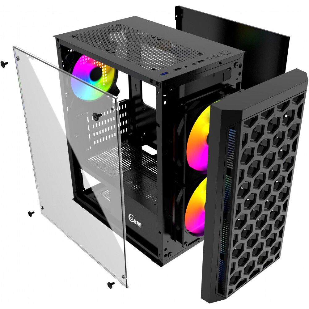 Корпус Powercase Mistral Micro T3B Black — изображение 5