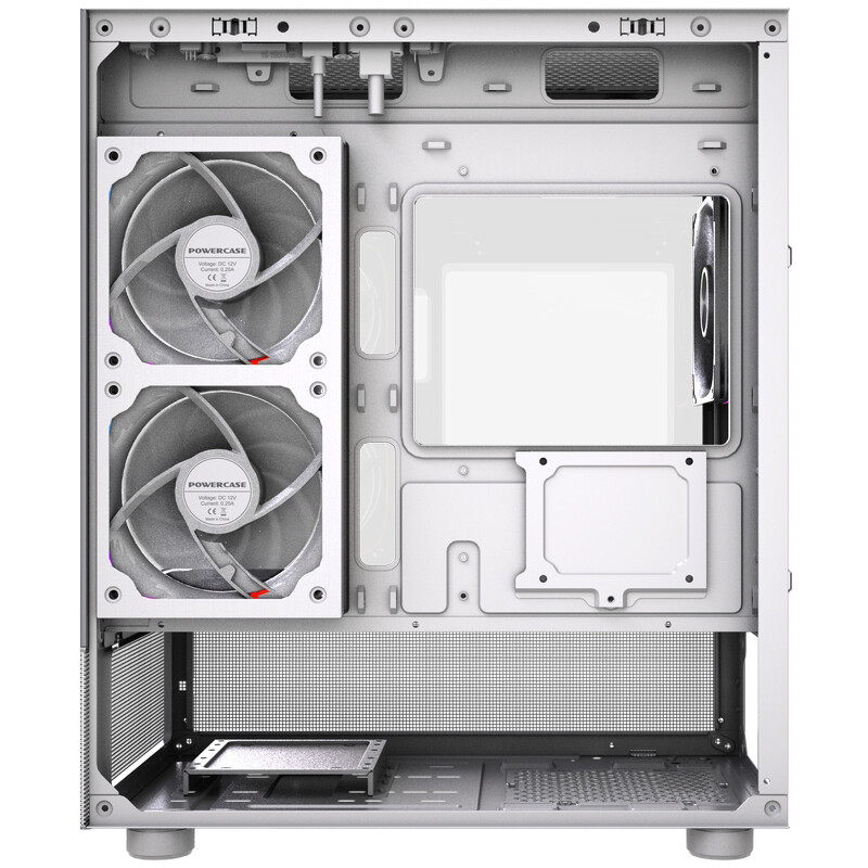 Корпус Powercase Vision Micro M2 ARGB White — изображение 5